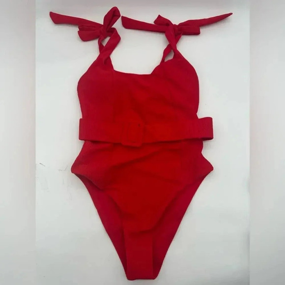 NEW Beach Riot Sidney Belted One Piece Swimsuit B2104 - Picture 4 of 7